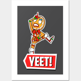 Lazarbeam Wall Art - Gingy doing a loser dance - YEET! by CorrieFun1